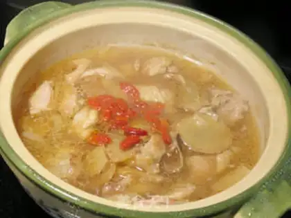 Make Cinnamon chicken soup step 9