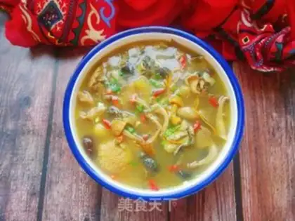 Make The chicken soup step 16