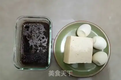 Make Chicken soup tofu step 0