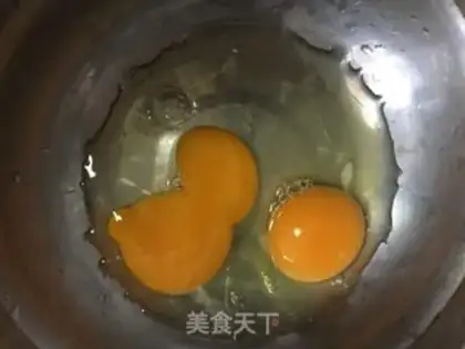 Make Three pieces of powder step 0