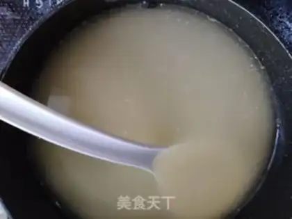Make raisin corn paste step 1