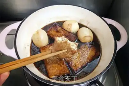 Make Chicken soup tofu step 5