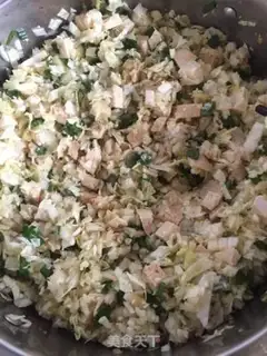 Make Tofu cabbage box step 1