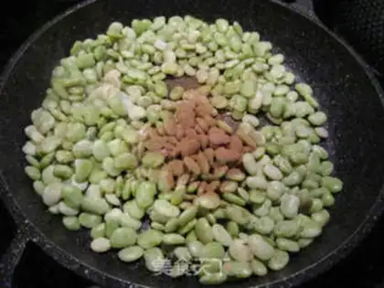 Make Quail Lima beans step 1