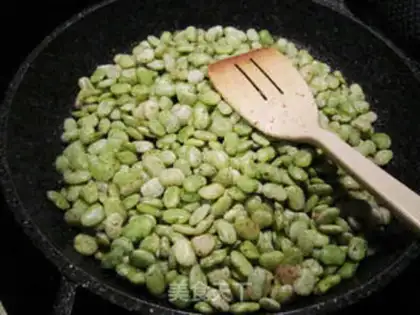 Make Quail Lima beans step 2