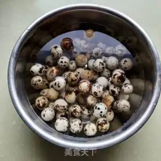 Make Five quail eggs step 0