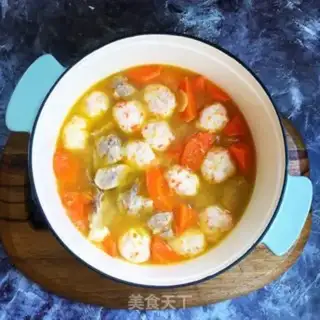 Make Fishball pelvis carrot soup step 9