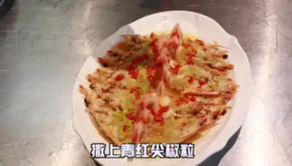 Make Garlic back shrimp step 6