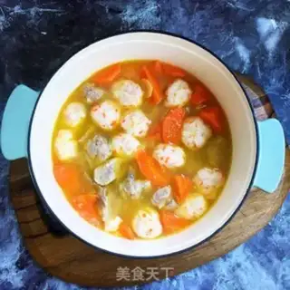 Make Fishball pelvis carrot soup step 10