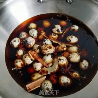 Make Five quail eggs step 5
