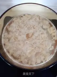 Make Skinny meat soup for shrimp skin fans step 2