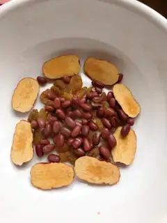 Make Red sugar rice step 2