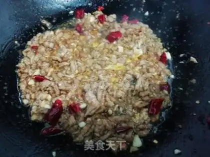 Make Meat and eggplant step 3