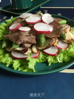 Make Puffed meat salad step 17
