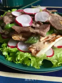 Make Puffed meat salad step 18