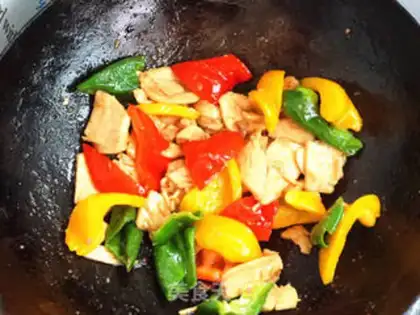 Make Pepper chicken step 4