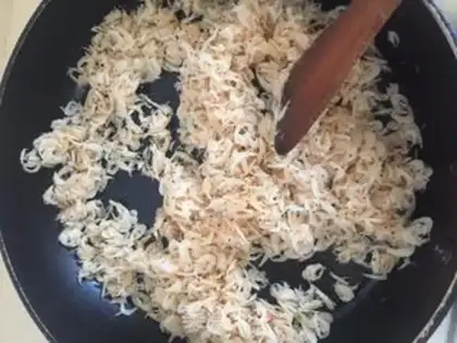 Make Shrimp skin step 3