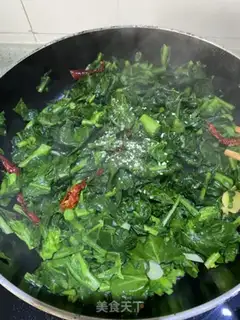 Make Clear the oily moss step 6