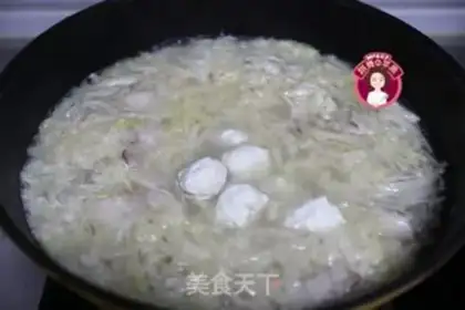 Make Pork sour fan fishballs step 6