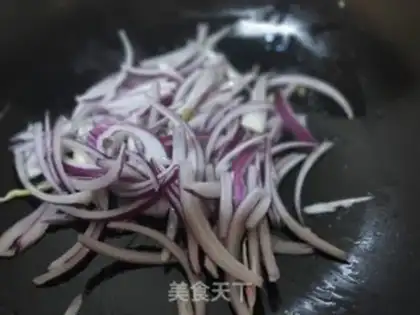 Make Pepper fried egg onions step 4