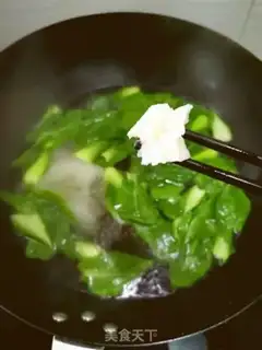 Make A green egg soup step 3