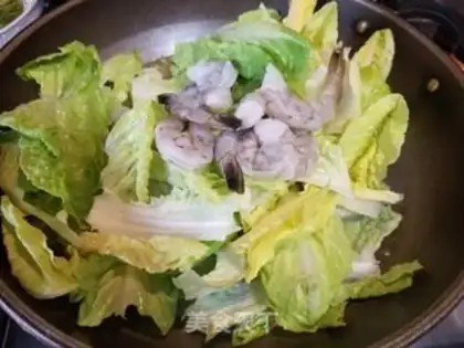 Make Chickenball shrimp powder step 7