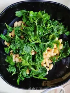 Make Celery leaves with soybeans step 4