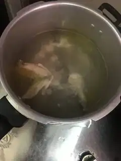 Make Carrot corn, ginger and chicken soup step 6