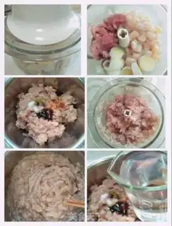 Make Porridge pig meat step 1