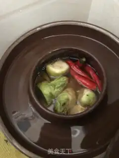 Make A duck with sour fan soup step 4