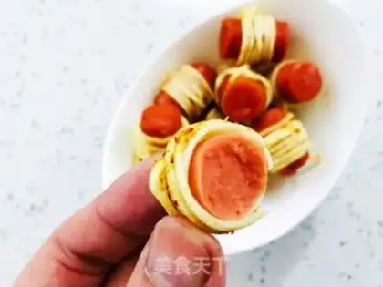 Make Goldy ham sausage step 7