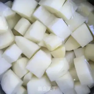 Make Curry potatoes for shrimp step 3