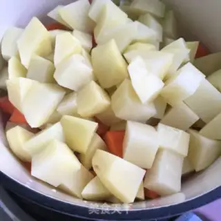 Make Curry potatoes for shrimp step 6