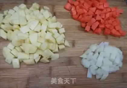 Make Curry chicken step 1