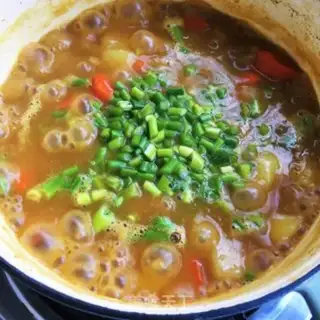 Make Curry potatoes for shrimp step 11