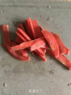 Make Carrot clears Dutch beans step 4
