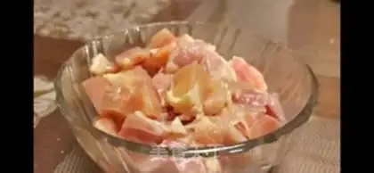 Make Twin pepper chicken step 1