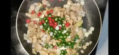 Make Twin pepper chicken step 4