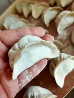 Make Skinny shrimp egg dumplings step 10