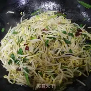 Make Stupid bean sprouts step 5