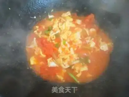 Make Tomato eggs for noodles step 9