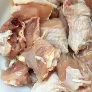 Make Chicken legs burning spring step 1