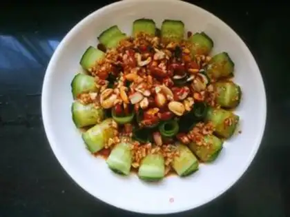Make Cool cucumber rolls step 9