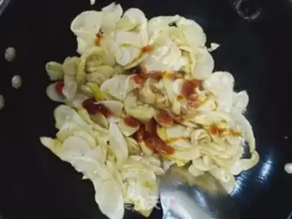 Make Fried cucumber step 2