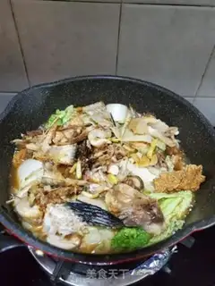 Make Fish bones, carrots and cabbage step 11