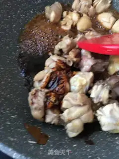 Make Chicken legs burning spring step 12