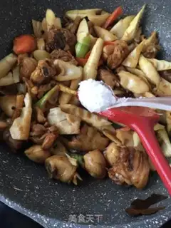 Make Chicken legs burning spring step 16