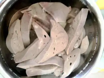 Make Homemade liver powder step 0