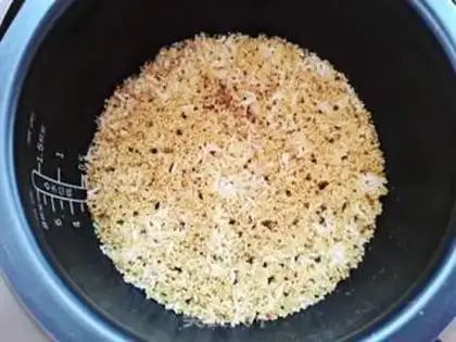 Make Quinoa fried rice step 3