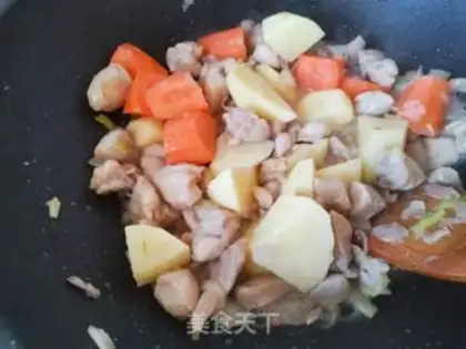 Make Curry chicken step 6